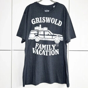 NWT National Lampoons Family Vacation T Shirt DXL Size XXL Gray T Shirt Wagon